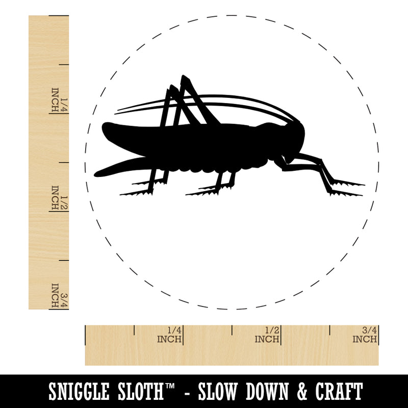 Grasshopper Insect Solid Rubber Stamp for Stamping Crafting Planners