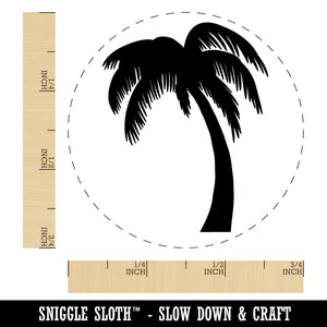 Palm Tree Tropical Solid Rubber Stamp for Stamping Crafting Planners