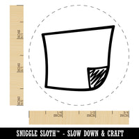 Paper Note Rubber Stamp for Stamping Crafting Planners