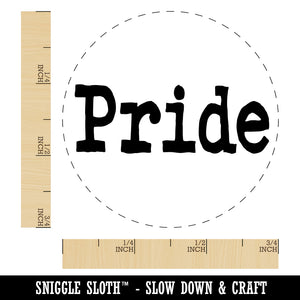 Pride Fun Text Rubber Stamp for Stamping Crafting Planners