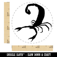 Scorpion Insect Solid Rubber Stamp for Stamping Crafting Planners