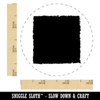 Sketchy Solid Square Rubber Stamp for Stamping Crafting Planners