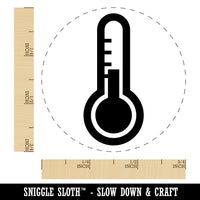Thermometer Symbol Rubber Stamp for Stamping Crafting Planners