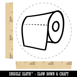 Toilet Paper Doodle Rubber Stamp for Stamping Crafting Planners
