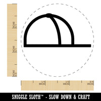 Baseball Cap Hat Side View Rubber Stamp for Stamping Crafting Planners
