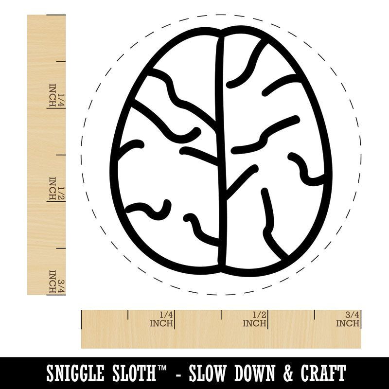 Brain Doodle Rubber Stamp for Stamping Crafting Planners