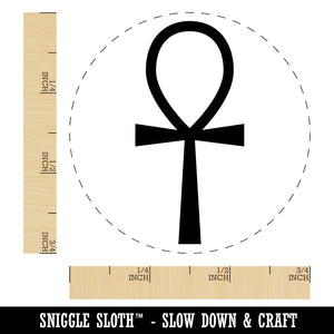 Coptic Cross Ankh Egyptian Hieroglyphic Rubber Stamp for Stamping Crafting Planners
