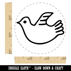 Darling Dove Sketch Rubber Stamp for Stamping Crafting Planners