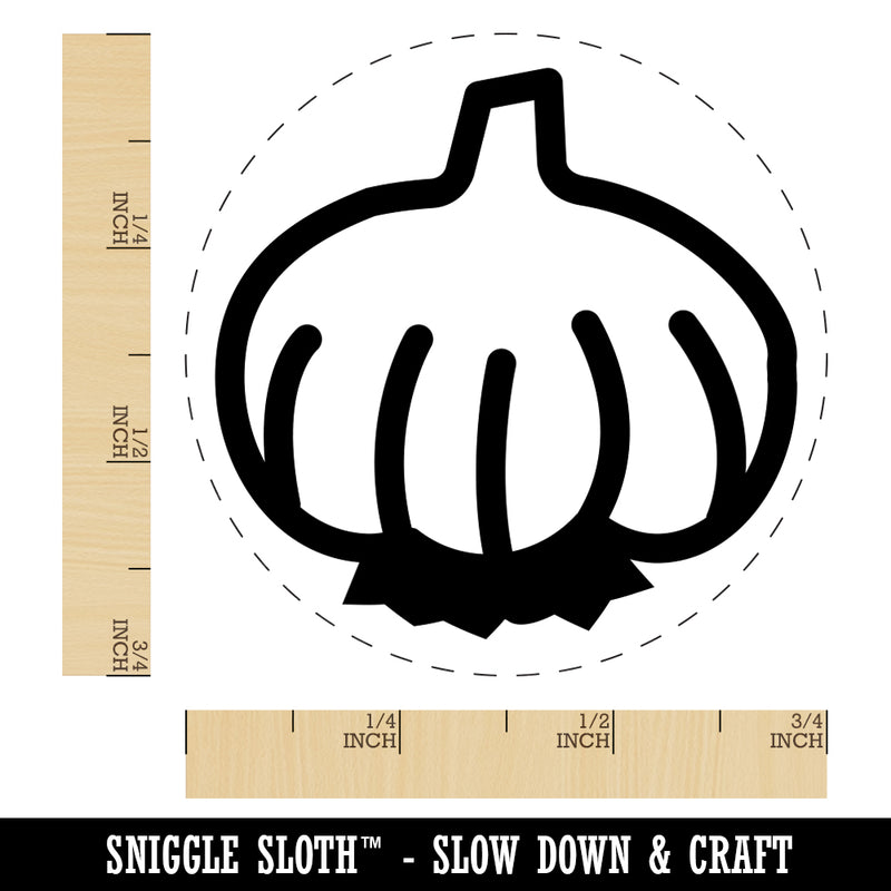 Garlic Doodle Rubber Stamp for Stamping Crafting Planners
