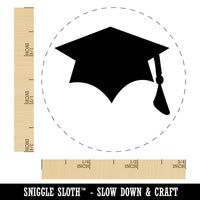 Graduation Cap Solid Rubber Stamp for Stamping Crafting Planners