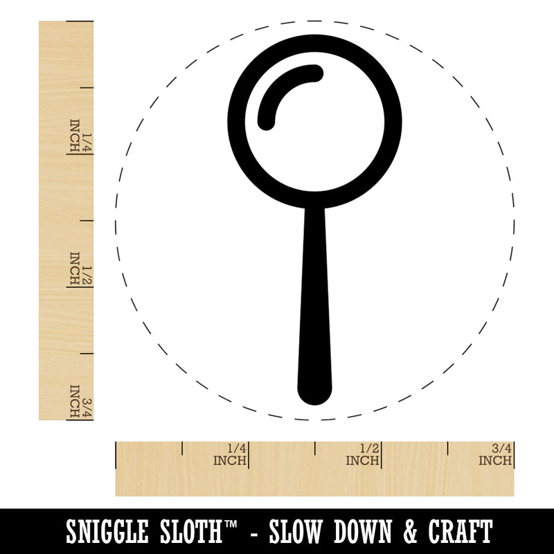 Magnifying Glass Rubber Stamp for Stamping Crafting Planners