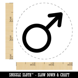 Mars Man Male Gender Symbol Rubber Stamp for Stamping Crafting Planners
