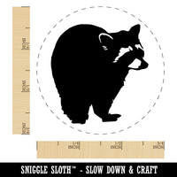 Racoon Sketch Rubber Stamp for Stamping Crafting Planners