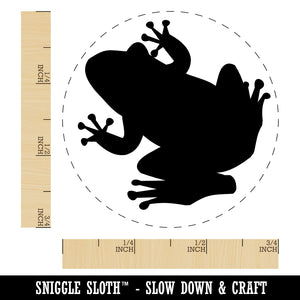 Rainforest Tree Frog Solid Rubber Stamp for Stamping Crafting Planners
