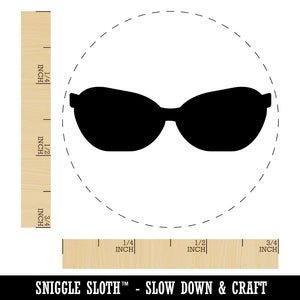 Sunglasses Shades Solid Rubber Stamp for Stamping Crafting Planners