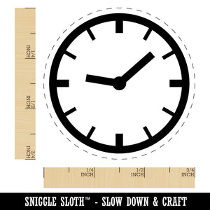 Wall Clock Time Rubber Stamp for Stamping Crafting Planners