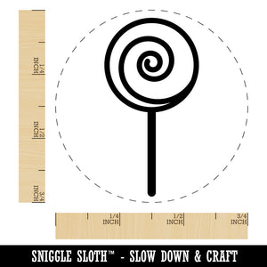 Yummy Lollipop Rubber Stamp for Stamping Crafting Planners
