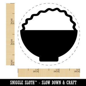 Bowl of Rice Rubber Stamp for Stamping Crafting Planners