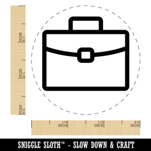 Brief Case Work Icon Rubber Stamp for Stamping Crafting Planners
