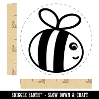 Buzzy Bumble Bee Rubber Stamp for Stamping Crafting Planners