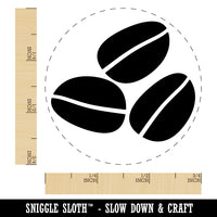 Coffee Beans Trio Rubber Stamp for Stamping Crafting Planners