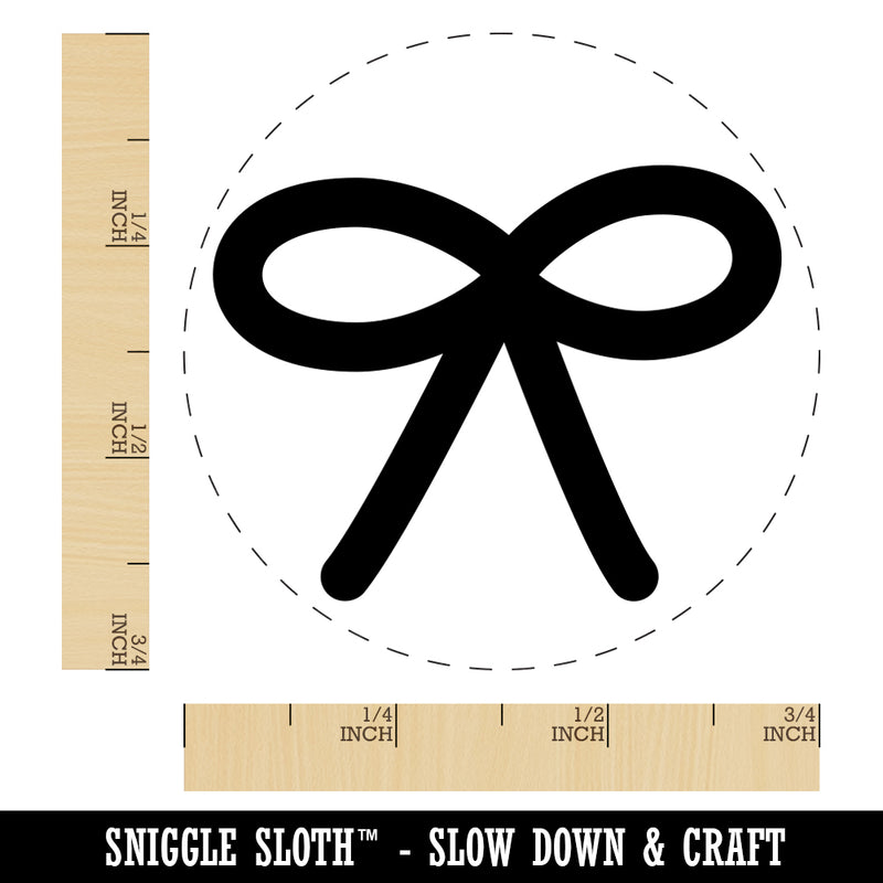 Cute Bow Ribbon Rubber Stamp for Stamping Crafting Planners