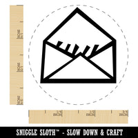 Envelope Letter Mail Doodle Rubber Stamp for Stamping Crafting Planners