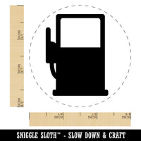 Gas Station Pump Rubber Stamp for Stamping Crafting Planners
