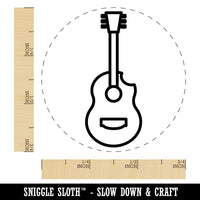 Guitar Music Rubber Stamp for Stamping Crafting Planners