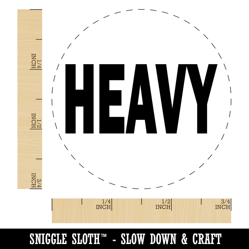 Heavy Text Rubber Stamp for Stamping Crafting Planners