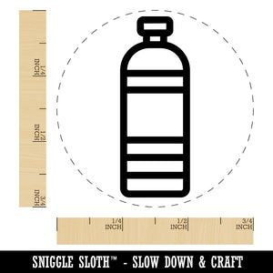 Water Bottle Icon Rubber Stamp for Stamping Crafting Planners