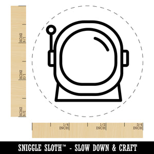 Astronaut Helmet Icon Rubber Stamp for Stamping Crafting Planners
