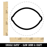 Lemon Fruit Outline Rubber Stamp for Stamping Crafting Planners