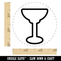 Margarita Glass Outline Rubber Stamp for Stamping Crafting Planners