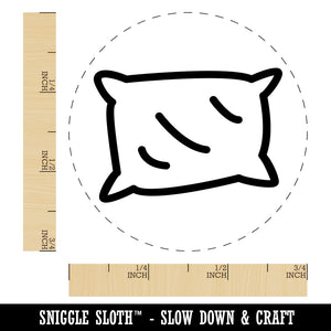 Pillow Sleep Doodle Rubber Stamp for Stamping Crafting Planners