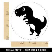 Cute Tyrannosaurus Rex Dinosaur Rubber Stamp for Stamping Crafting Planners