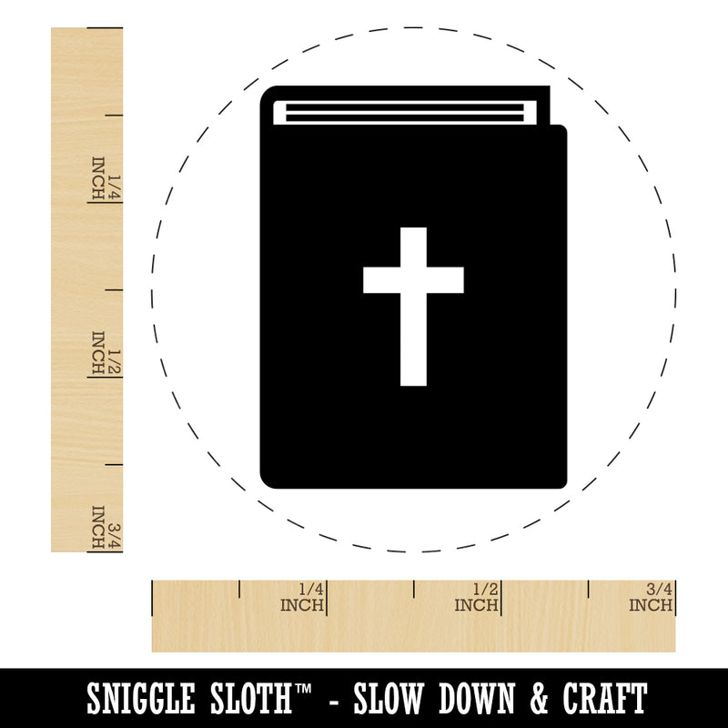 Bible Christian Cross Icon Rubber Stamp for Stamping Crafting Planners