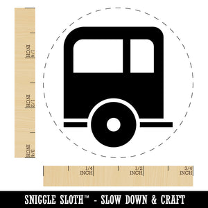 Camper Trailer Camping Icon Rubber Stamp for Stamping Crafting Planners