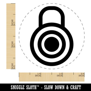 Combination Lock Doodle Rubber Stamp for Stamping Crafting Planners
