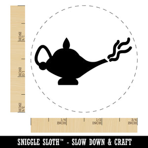 Genie Lamp Rubber Stamp for Stamping Crafting Planners