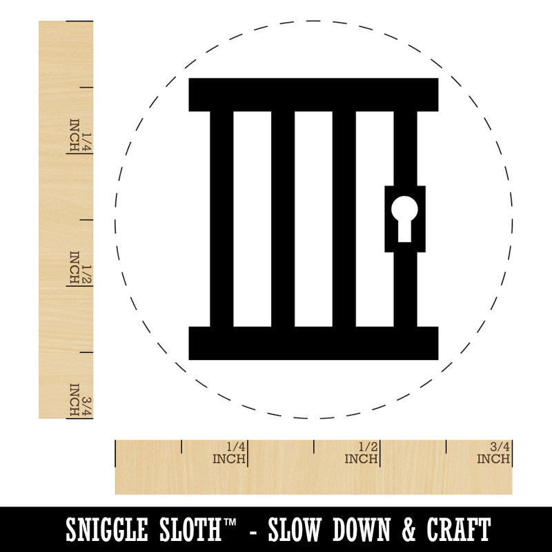 Jail Prison Police Law Enforcement Rubber Stamp for Stamping Crafting Planners