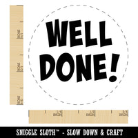 Well Done Teacher School Rubber Stamp for Stamping Crafting Planners
