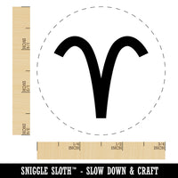Aries Horoscope Astrological Zodiac Sign Rubber Stamp for Stamping Crafting Planners