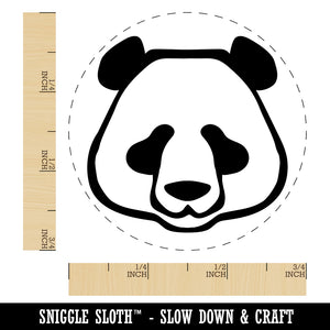 Panda Face Icon Rubber Stamp for Stamping Crafting Planners