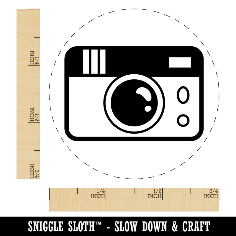Vintage Disposable Camera Rubber Stamp for Stamping Crafting Planners