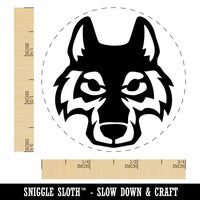 Wolf Head Rubber Stamp for Stamping Crafting Planners