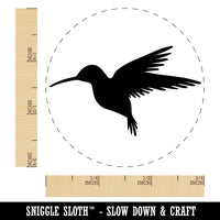 Hummingbird Silhouette Rubber Stamp for Stamping Crafting Planners