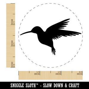 Hummingbird Silhouette Rubber Stamp for Stamping Crafting Planners