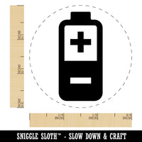 Battery Icon Rubber Stamp for Stamping Crafting Planners