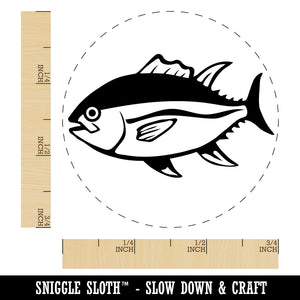 Bluefin Tuna Fish Fishing Rubber Stamp for Stamping Crafting Planners